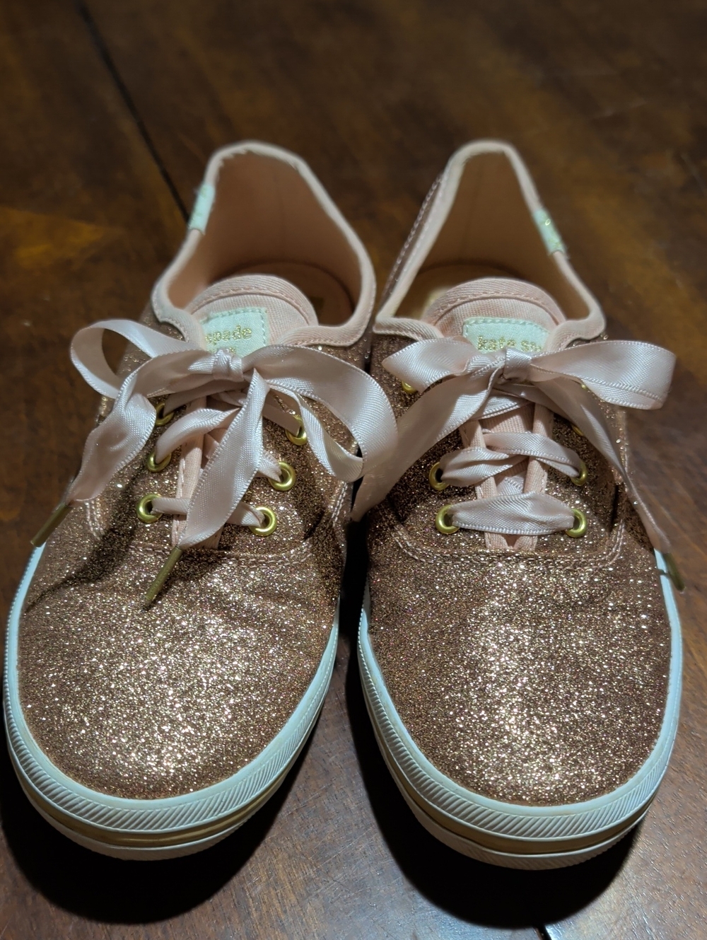 Rose Gold Keds For Kate Spade New York Women's Size 3 1/2 Elevated Casual